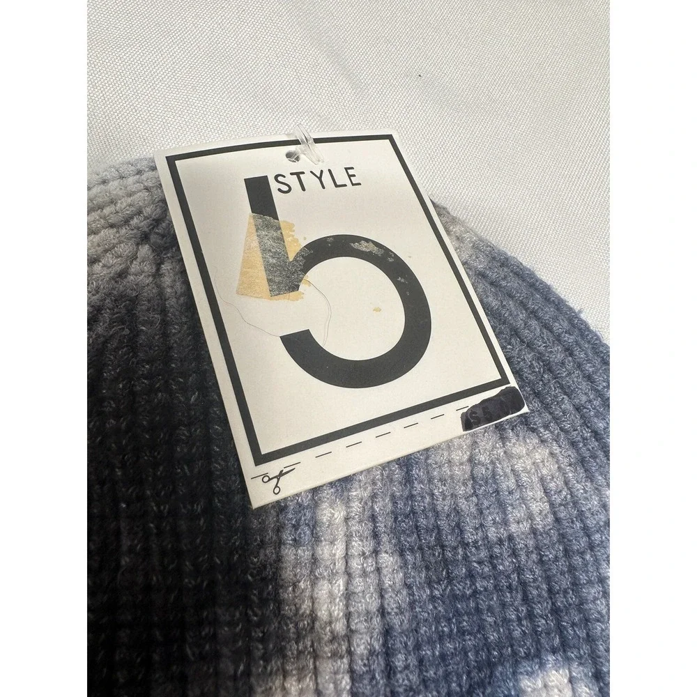 boys winter hat beanie blue white grey camo style 5 one size‎